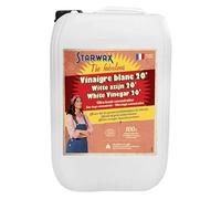 STARWAX THE FABULOUS: Vinagre Blanco 20° - Limpia, Desincrusta, Da Brillo - Ultra Alta Concentración - 100% Origen Natural - Interior y Exterior - Fabricado en Francia - 10L
