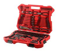 STARWORK TRUE MECHANIC™ Juego de herramientas mecánicas de 305 piezas, 120T, llave de trinquete reversible 2 EN 1, juego métrico profesional