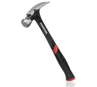 STARWORK TRUE MECHANIC™ - Martillo de garra de 567 g con soporte magnético para clavos, martillo de encofrado, martillo de clavado, martillo forjado de una sola pieza resistente