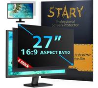 STARY 2 Piezas Filtro de Privacidad para Monitor 27" Protector Antirreflejo Extraíble 16:9 con Filtro Luz Azul - Compatible con Lenovo/HP/Dell/Acer/Samsung/Toshiba