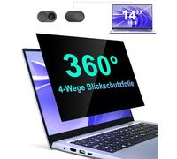 STARY 360° Filtro de Privacidad 14 Pulgadas 16:9,Privacy de Protector Pantalla para 14 Pulgadas, Antideslumbrante Antiespía Filtros de pantalla para portátiles.