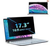 STARY Filtro de Privacidad 17,3 Pulgadas 16:9 - Filtros de pantalla para portátiles,Anti Luz Azul Privacy de Film Extraíble,Compatible con HP/Dell/Acer/Lenovo/Thinkpad/Samsung/Envy/Xps