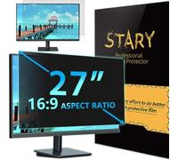 STARY Pantalla de Privacidad para Monitor de 27" (16:9) - Filtro Antirreflejo y de Luz Azul - Película Protectora Extraíble - Compatible con Acer, DELL, HP, Lenovo, Samsung, Toshiba