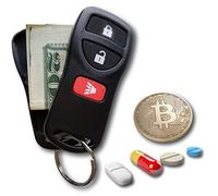 Stash-it, caja fuerte para desviar llaves, compartimento secreto oculto, caja de almacenamiento, discreto llavero de coche para ocultar y almacenar dinero en festivales y mientras viajas, objetos de