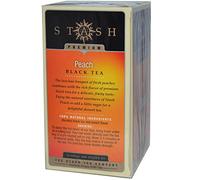 Stash Tea - Melocotón de té negro - 20 Bolsitas de té