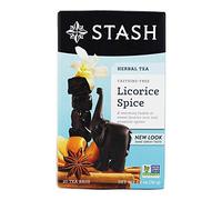 Stash Tea - Té de hierbas de la especia del regaliz sin cafeína - 20Bolsitas de té