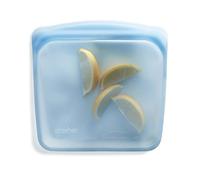 Stasher Bolsa de almacenamiento reutilizable de silicona, sándwich (azul) | Contenedor de almacenamiento de comida preparada | almuerzo, viajes, maquillaje, bolsa de gimnasio | congelador, horno,