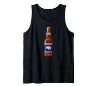 State Flag of Wyoming Flag Beer Bottle Drinking tee - WY Camiseta sin Mangas