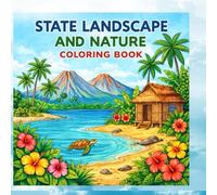 State Landscape and Nature Coloring Book: Adult and Kid Coloring Adventure, Bold and Easy Designs Featuring Forests, Mountains, Lakes, and Wildlife for Ultimate Relaxation