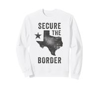State of Texas Graphic - Secure The Border USA Sudadera