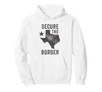 State of Texas Graphic - Secure The Border USA Sudadera con Capucha