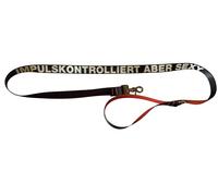 Statement Correa para perro - Control de impulsos pero sexy, negro/naranja, 1,4 m (negro/naranja, 140 centímetros)