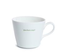 Statement Perfect Day! Keith Brymer Jones - Taza de café (cerámica, 380 ml), color verde
