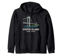 Staten Island Bridge New York City Travel Souvenir NYC Sudadera con Capucha