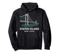 Staten Island Bridge New York City Travel Souvenir NYC Sudadera con Capucha