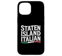 Staten Island Italiana Nueva York Italia Bandera Inmigrante Orgullo Carcasa para iPhone 15