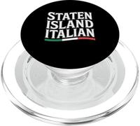 Staten Island Italiana Nueva York Italia Bandera Inmigrante Orgullo PopSockets PopGrip para MagSafe