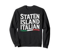 Staten Island Italiana Nueva York Italia Bandera Inmigrante Orgullo Sudadera
