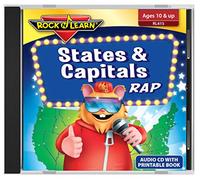 States & Capitals Rap, Audio CD & Printable Book