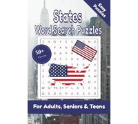 States Word Search Puzzle: 50+ Puzzles Word Search Easy to Read about States and More | 6x9 inches, 110 pages | Gift for States & USA Lover