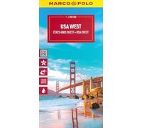 Stati Uniti Occidentali 1:2.000.000. Ediz. multilingue (Carte stradali Marco Polo)