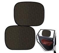Static Car Window Shades - UV Ray Protection for Kids Driving | Mesh Fabric Shield with Blocks Glare, Heat Insulation Covers, Interior Privacy Guard, Essential Auto Travel Accessories, 43.5x35x0.5cm