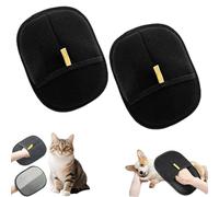 Static Removal Gloves for Pet Hair,double-sided Pet Grooming Gloves,2 Pcs Pets Cat Grooming Gloves, Reusable Pet Hair Remover Gloves,pet Hair Remover,Guantes De Aseo Para Mascotas De Doble Cara-A