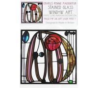 Static Window Clings in House for an Art Lover Design