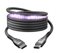 Statik MagStack Pro - Cable de carga USB C, cable magnético organizado sin desorden, transferencia de datos de carga rápida de 100 W, cable de carga magnético C a C, 3 pies/1 m