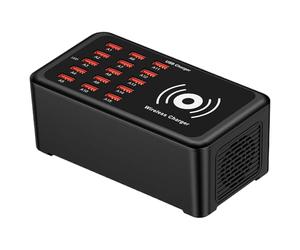 Station De Charge USB Multiport - Centre De Recharge Pour Tablettes | Station De Recharge 100W Portable Inteligente Sans Fil 15 Ports Téléphone Casque Audio Ordinateur Portable Tablette Domicile