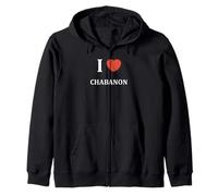 Station de ski Chabanon France Ville I Love Chabanon Sudadera con Capucha