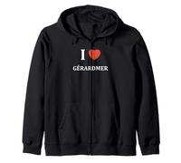Station de ski Gérardmer France Ville I Love Gérardmer Sudadera con Capucha