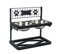 Station Repas Chien - Support Gamelle Anti Glouton Antidérapant | Support Bol Chien Réglable Alimentation Lente Pour Chiens Moyens Et Grands Usage Maison Jardin