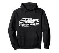 Station Wagon Vintage Funny Retro 80's Sudadera con Capucha