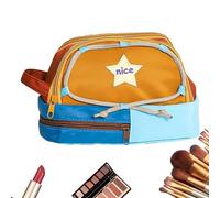 Stationary Organiser - Pencil Pouch | Portable Large Capacity Sturdy Cute Star Pattern Cosmetic Organizer Pencil Pouch For Pens, Pencils, And Markers, Teen Girl Accessories, , riferimento