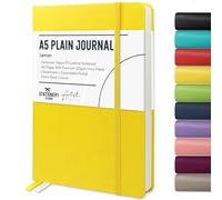 Stationery Island Cuaderno A5 Sin Forro, Libreta Liso de Tapa Dura con Papel Grueso Premium de 120 g/m², Cuaderno en Blanco de Tapa Dura de 180 Páginas Para Escritura, Estudio, Planificación, Diario