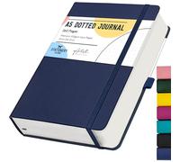 Stationery Island Cuaderno Punteado A5, Bullet Dotted Journal de Papel con Puntos de 100 g/m², 360 Páginas, Libreta A5 de Tapa Dura con Portalápices, Bolsillo Interior y 2 Marcapáginas