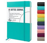 Stationery Island Cuaderno Punteado A5 Notebook Turquesa - Libreta A5 Bullet Dotted Journal Puntos de Tapa Dura Con 180 Páginas 120gsm Papel para Notas, Planificación, Estudio, Viajes, Diario