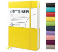 Stationery Island Cuaderno Punteado, cuaderno A5 punteado, 180 páginas, papel premium de 120 g/m², tapa dura, cuaderno punteado