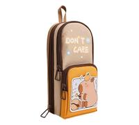Stationery Organiser | Pencil Case | Capybara Pencil Bag | Pen Storage Holder For Students | Cartoon Large Capacity Stationery Holder with Capybara Design For Pens and Pencils For Kids
