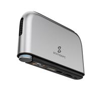 STATIONPC PocketCloud - NAS SSD portátil, diseño modular con ranura M.2 NVMe, capacidad de hasta 16 TB, con un solo clic y 5 modos de respaldo, acceso remoto a la aplicación, 2 baterías reemplazables