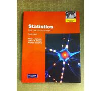 Statistics for the Life Sciences