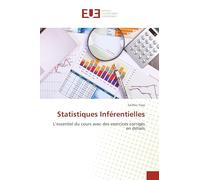 Statistiques Inférentielles: L'essentiel du cours avec des exercices corrigés en détails