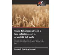 Stato dei micronutrienti e loro relazione con le proprietà del suolo: Stato dei micronutrienti disponibili e loro relazione con le proprietà del suolo di Srimadhopur Tehsil, Distretto di Sikar (Raj.)