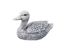 Statue Canard, au gel et aux intempéries-massif en pierre