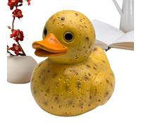 Statue Canard En Résine- Résine 7.5X7.5X6Cm | Décoration Bureau Drôle En Résiné Mignonne Petite Sculpture Canard Légume Pour Bibliothèque Manteau De Cheminée Salon Chambre Tableau De Bord | Home Offic