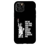 Statue Of Liberty Give Me Your Tired Your Poor Labor Day Carcasa para iPhone 11 Pro