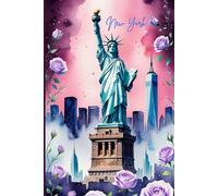 Statue of Liberty Notebook- New York City Journal for Travel Memories and Everyday Writing- 120 Wide Ruled Pages- Gift for NYC Lovers
