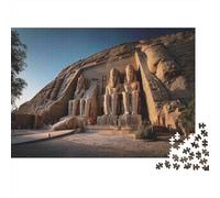 Statue Temple Rock Puzzle, 1000 piezas, juego para adultos para interiores | Papel de 38 x 26 cm, entrenamiento mental, ajuste estable, regalo de cumpleaños, decoración de oficina
