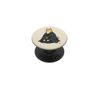 Statuesque Shiba Inu Kimono Ukiyo E Arte Japonés PopSockets PopGrip Adhesivo